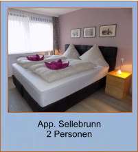 App. Sellebrunn 2 Personen