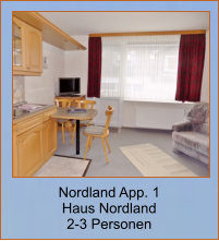 Nordland App. 1 Haus Nordland 2-3 Personen