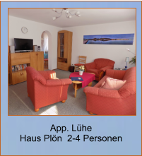 App. Lühe  Haus Plön  2-4 Personen
